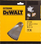 Пильный диск по дереву DeWALT 165х54тх20 мм. Extreme DT1088-QZ [DT1088-QZ]