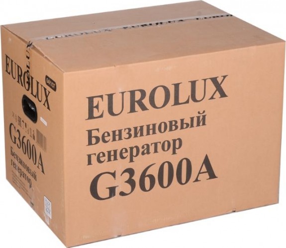 Генератор бензиновый eurolux g3600a