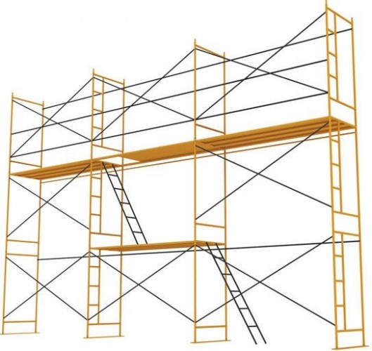 Рисунок строительные леса