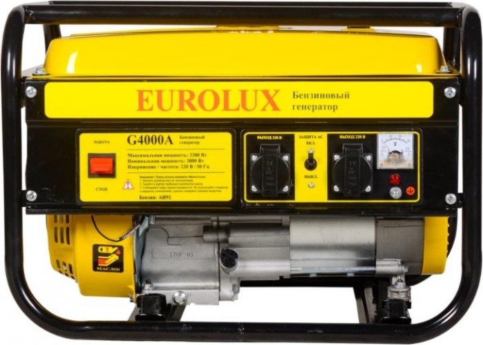 Генератор бензиновый eurolux g4000a