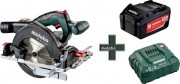 Аккумуляторная дисковая пила METABO KS 18 LTX57 1х4.0 Ач [T03480] 1х4.0 Ач, ЗУ