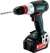 Аккумуляторный шуруповерт METABO BS 18 LT Quick 2x4.0 Ач [602104500]