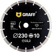 Алмазный диск для резки бетона GRAFF 230х22.2 мм GDD 18 230.10