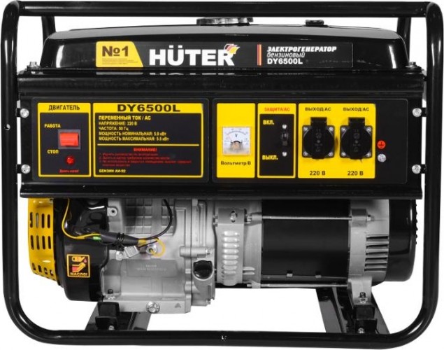 Видео и статьи — бензиновый генератор Huter DY4000L