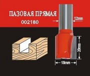 Фреза по дереву АТАКА пазовая прямая 002180 38159 [38159]