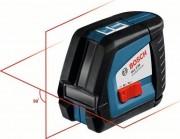 Лазерный уровень BOSCH GLL 2-50 [0601063108] 3х1,5В AA, чехол, подставка, держатель, вкладыш, L-BOXX