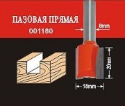 Фреза по дереву АТАКА пазовая прямая 001180 38153 [38153]