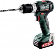 Дрель-шуруповерт аккумуляторная METABO PowerMaxx SB 12 BL 2x2.0 Ач, ударная, бесщеточная [601077500]