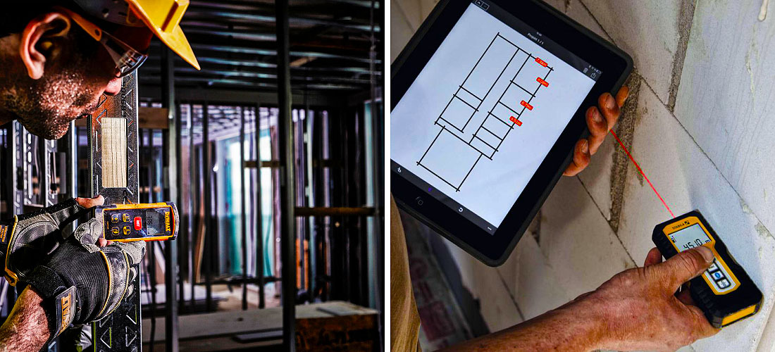 Лазерный дальномер для дизайнера интерьера
